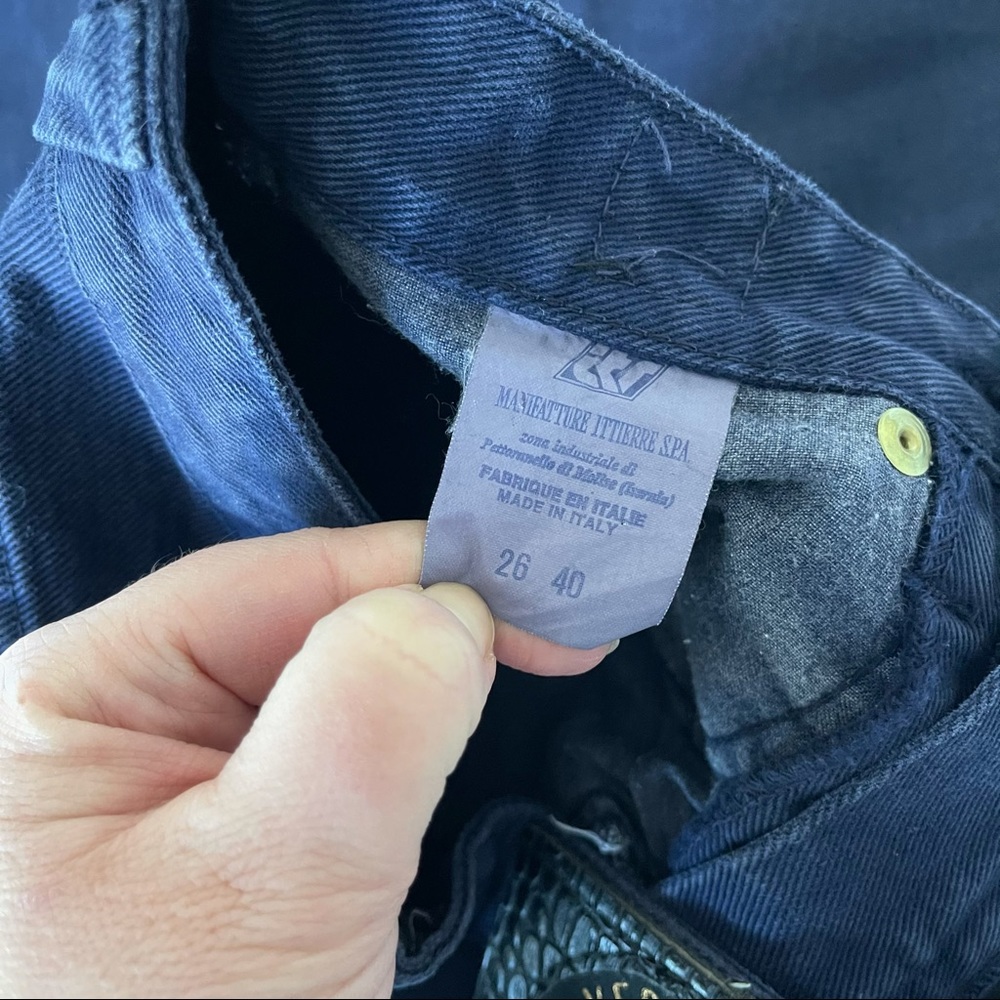 Versace vintage high waist jeans sz 26 - Picture 5 of 10
